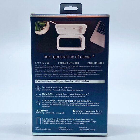 NWT Globe UV-C Light Lampe Disinfection Box - Picture 2 of 6